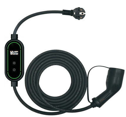 kaufen Tragbare bewegliche EV Ladegeräte der Elektroauto-Ladegerät-3.6kW 16A 250V mit Temperaturfühler Schuko verstopfen CER EN62752 on-line-Fertigung