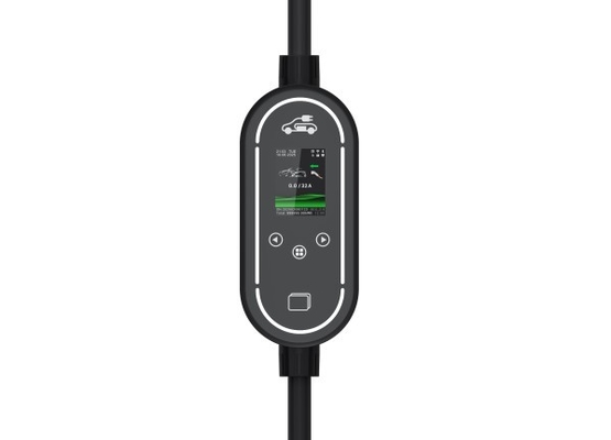 kaufen Neues tragbares EV-Ladegerät mit 2,4-Zoll-Bildschirm-APP Bluetooth WIFI RFID-Karte Intelligentes Autolader on-line-Fertigung