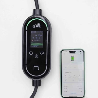 kaufen 3,68kW 16A Smart Home EV-Ladegerät mit WLAN und Bluetooth-fähigem LCD-Display on-line-Fertigung