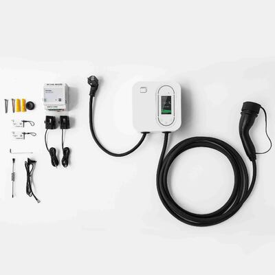 kaufen 22kW dreiphasige Schnellladung Smart Home Wallbox CE zertifiziert Wandmontiertes EV-Ladegerät IP65 wasserdicht Unterstützung RFID/WiFi/Bluetooth-Verbindung Erhältlich in Weiß und Schwarz on-line-Fertigung