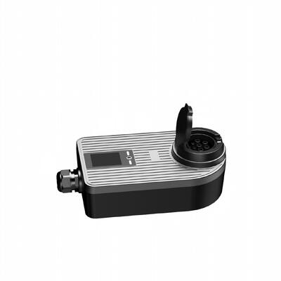 kaufen IP66 Festverdrahtetes Wallbox-EV-Ladegerät 7,4 kW, Typ 2, wandmontierte Außenladestation on-line-Fertigung