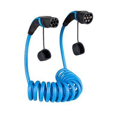 Halogenfreie langlebige TPU-Ladekabel für Elektrofahrzeuge 32A 1 Phase 7,6 kW Typ 2 bis Typ 2 Ev-Kabel