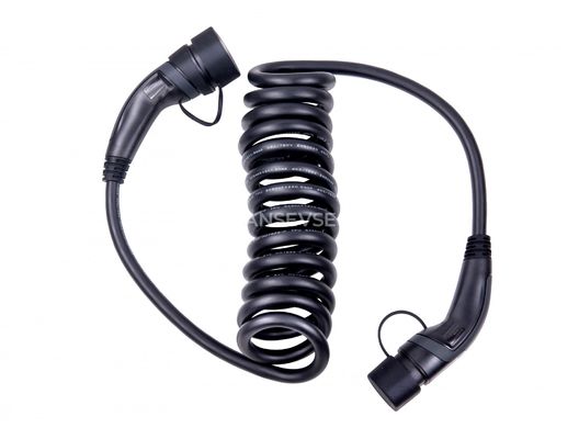 kaufen Elektro-Mobil-Ladegeräte 32amp 3 Phase 22KW Art Iecs 62196-2 - 2 ev aufladendes aufgerolltes Kabel on-line-Fertigung