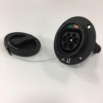 kaufen Elektro-Mobil-Einlass amerikanischen Nationalstandards 16Amp EV Aufladungszusatz-ROHS on-line-Fertigung