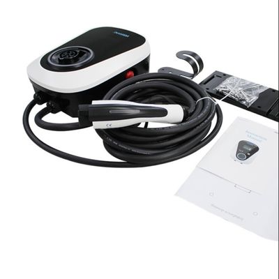 Ladestation Wechselstroms EV amerikanischen Nationalstandards 7KW 220V mit 5m schwarzem TUV Kabel