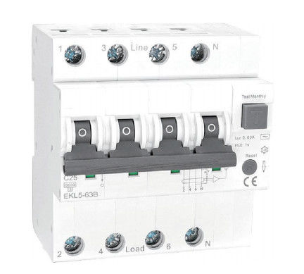 Leistungsschalter-Art B 4 Pole 0.03mA RCD RCCB RCBO für Schutz