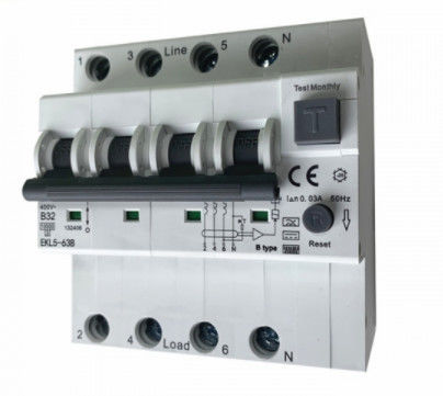kaufen Leistungsschalter MCB RCCB RCBO Iecs 62423 32A RCD mit Überstrom-Schutz on-line-Fertigung