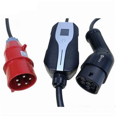 SAE J1772 Ladegerät EVSE des Typ- 1tragbares Niveau-2 EV schaltbar mit CEE Plug
