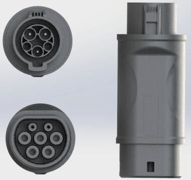 Aufladungskabelverbinder-Art 220V 32A EV - 2 dem Adapter zu des Typ- 1ev