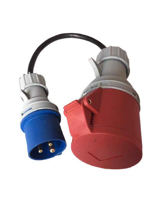 32A 250V 5 Pin To 3 Pin Adapter Stecker-Adapter Iecs 60309 für roten CEE To Blue CEE