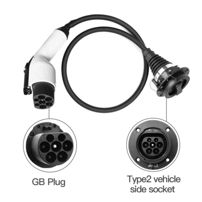 kaufen 32A einphasiges GB/T, zum - Aufladungskabelverbinders 0.5m 250V zu schreiben mit 2 EV on-line-Fertigung
