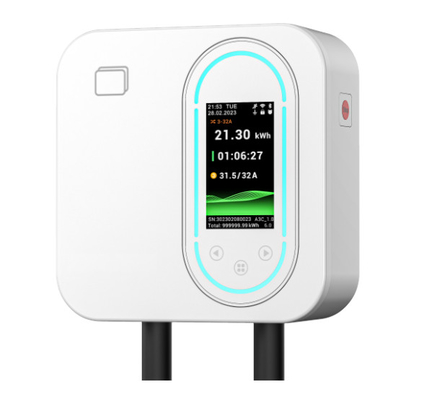 Guter Preis 22kW dreiphasige Schnellladung Smart Home Wallbox CE zertifiziert Wandmontiertes EV-Ladegerät IP65 wasserdicht Unterstützung RFID/WiFi/Bluetooth-Verbindung Erhältlich in Weiß und Schwarz Online
