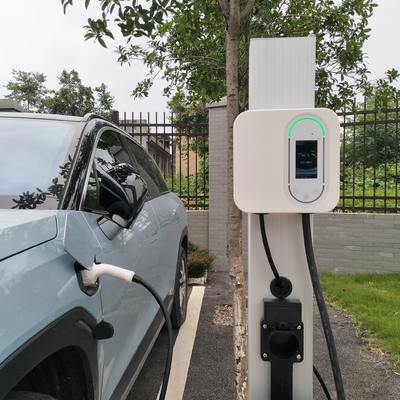 Guter Preis IP65 32Amp 22kW AC EV Ladestation Wandbox mit Verzögerung der Ladezeit Online