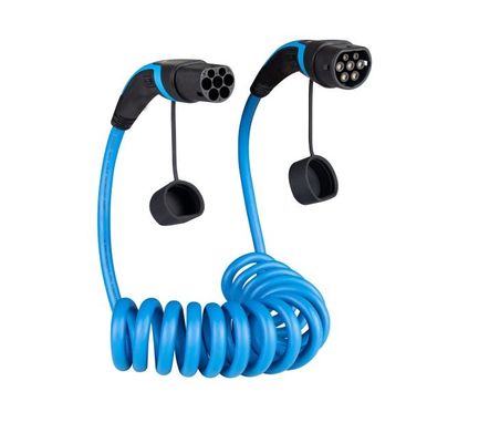Guter Preis 1 Spiralen-Art des Phase Elektroauto-Kabel-16A - 2 zu schreiben - Aufladungskabel mit 2 EV Online